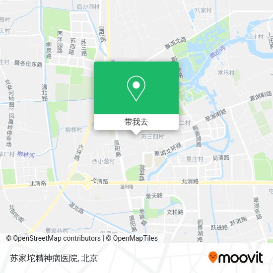 苏家坨精神病医院地图