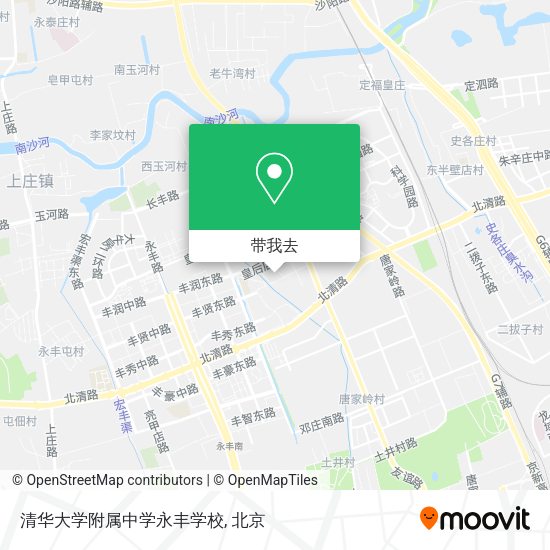 清华大学附属中学永丰学校地图