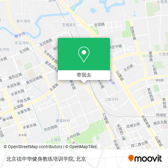 北京禚中华健身教练培训学院地图