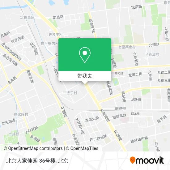 北京人家佳园-36号楼地图