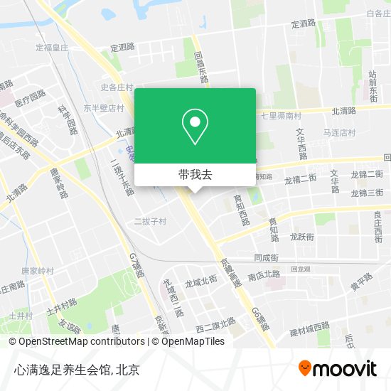 心满逸足养生会馆地图