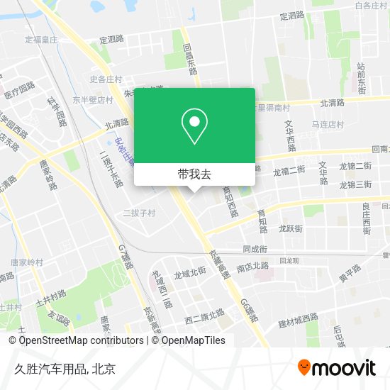 久胜汽车用品地图