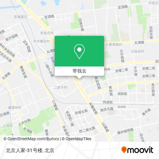 北京人家-31号楼地图