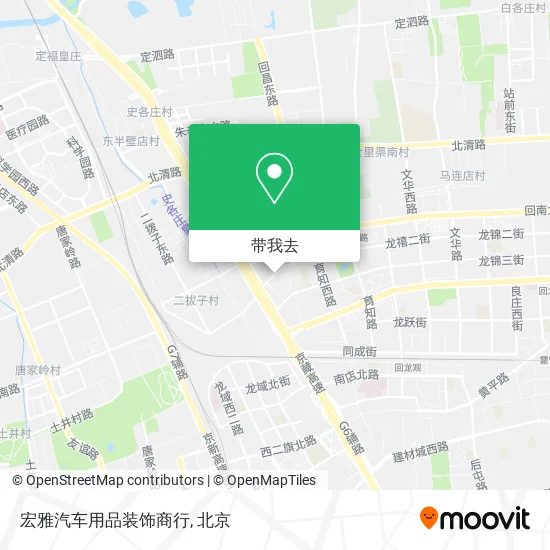 宏雅汽车用品装饰商行地图