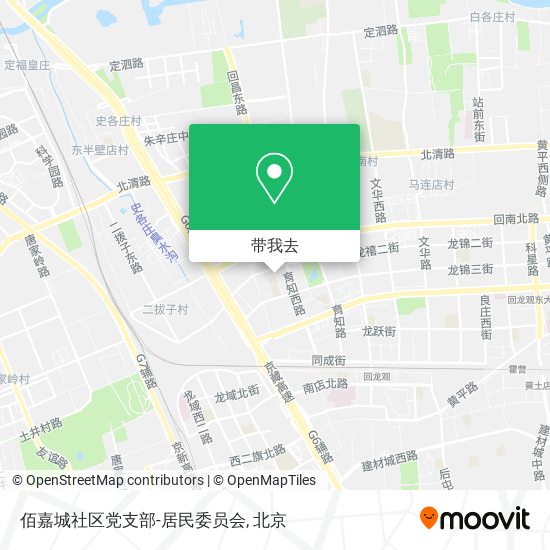佰嘉城社区党支部-居民委员会地图