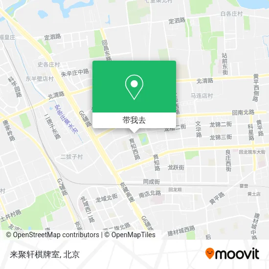 来聚轩棋牌室地图