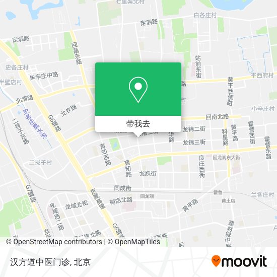 汉方道中医门诊地图
