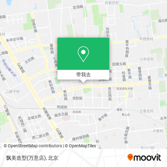 飘美造型(万意店)地图