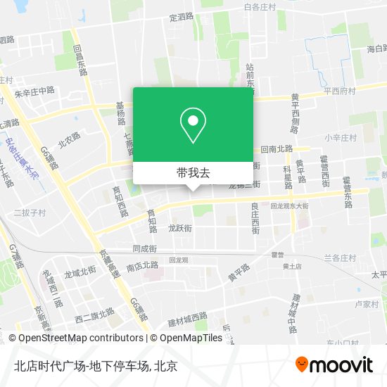北店时代广场-地下停车场地图