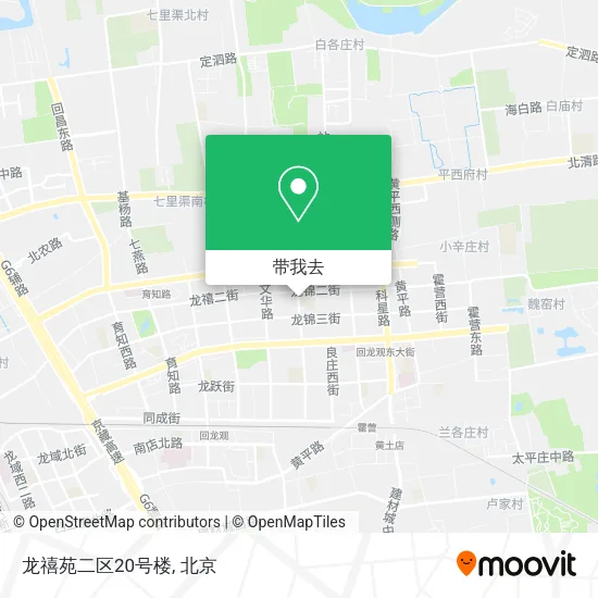 龙禧苑二区20号楼地图