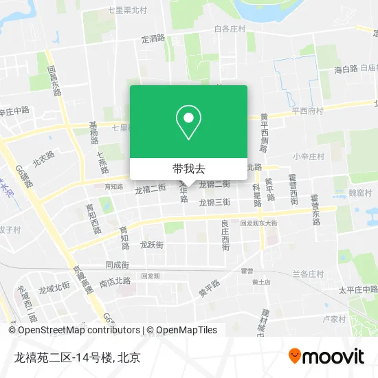 龙禧苑二区-14号楼地图