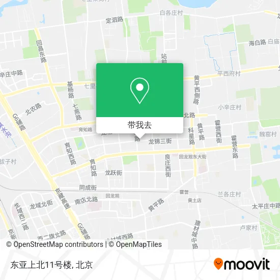 东亚上北11号楼地图