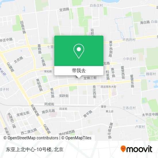 东亚上北中心-10号楼地图