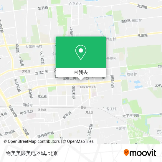 物美美廉美电器城地图