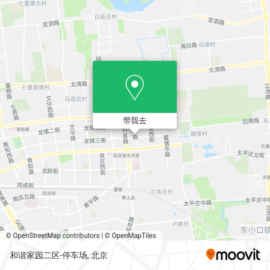 和谐家园二区-停车场地图