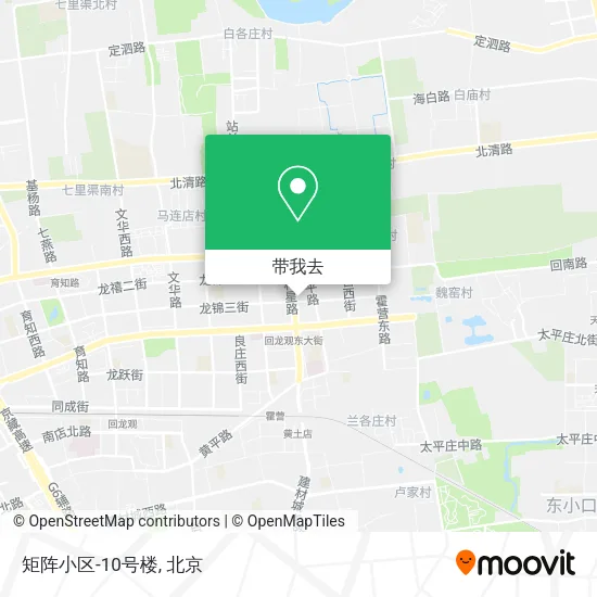 矩阵小区-10号楼地图