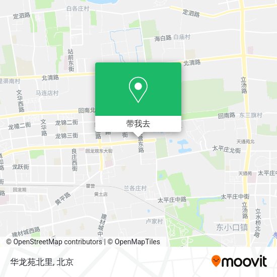 华龙苑北里地图