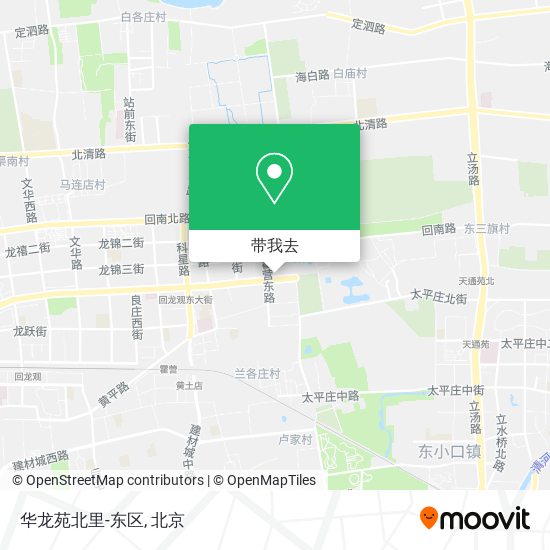 华龙苑北里-东区地图
