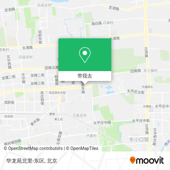 华龙苑北里-东区地图