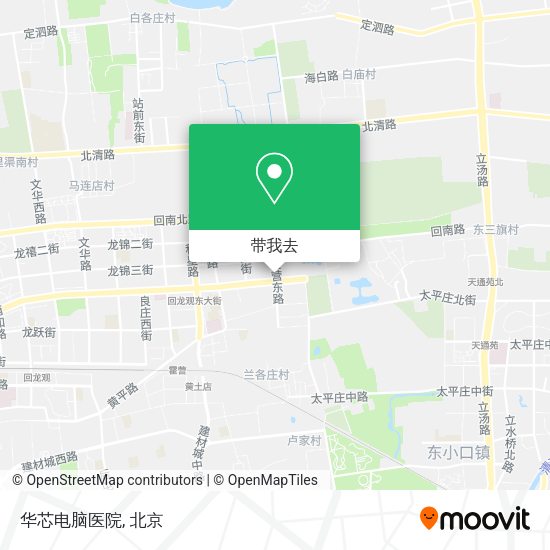 华芯电脑医院地图