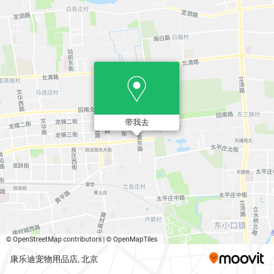 康乐迪宠物用品店地图