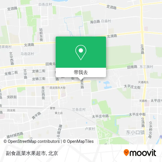 副食蔬菜水果超市地图