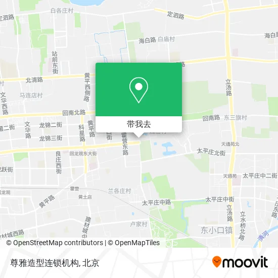 尊雅造型连锁机构地图