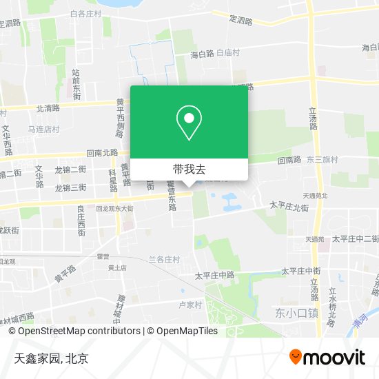 天鑫家园地图