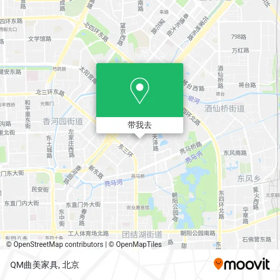 QM曲美家具地图