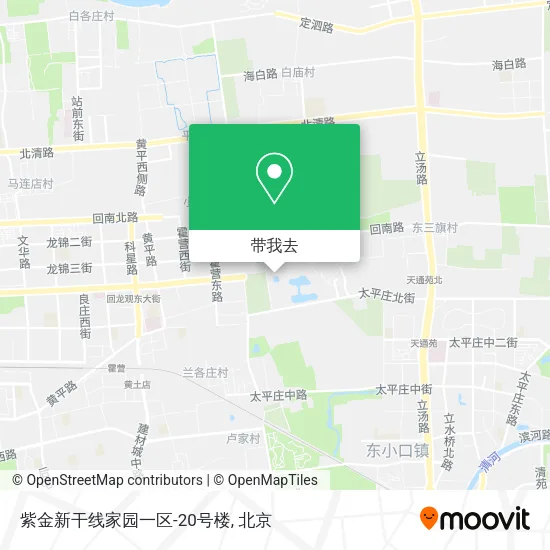 紫金新干线家园一区-20号楼地图