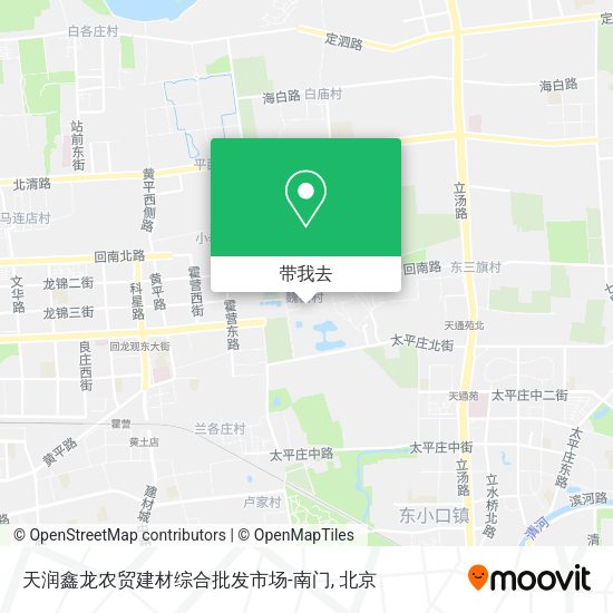 天润鑫龙农贸建材综合批发市场-南门地图