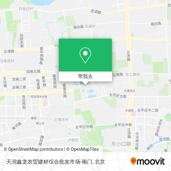 天润鑫龙农贸建材综合批发市场-南门地图