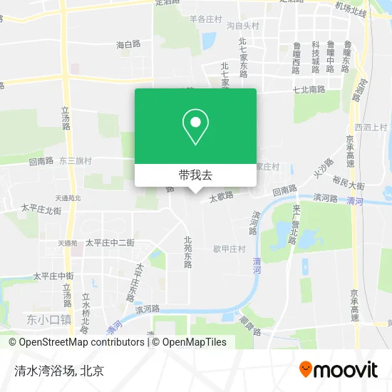 清水湾浴场地图