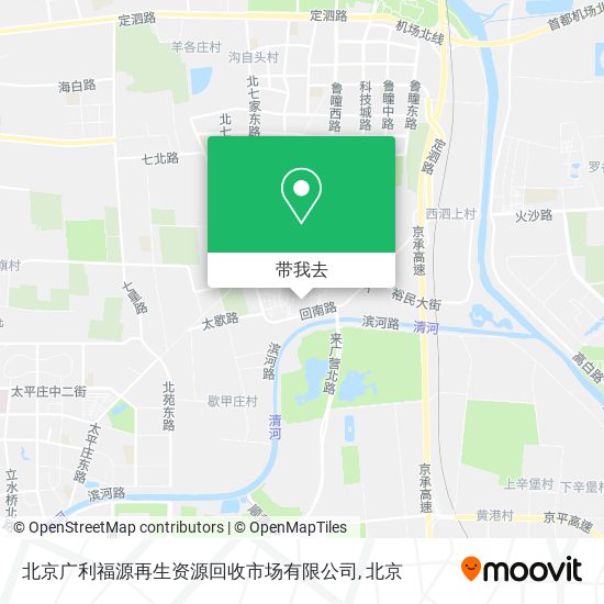 北京广利福源再生资源回收市场有限公司地图