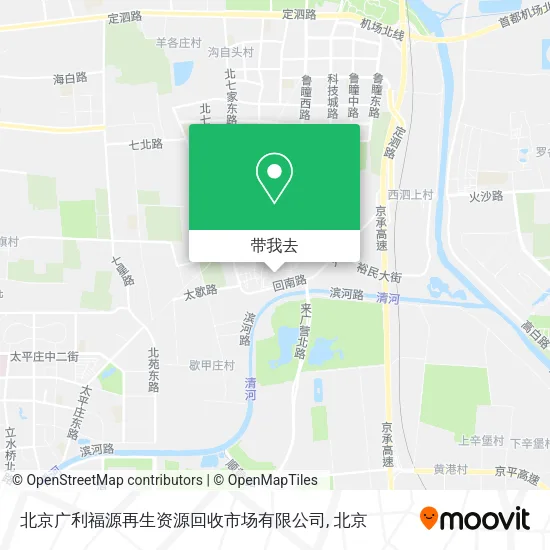 北京广利福源再生资源回收市场有限公司地图