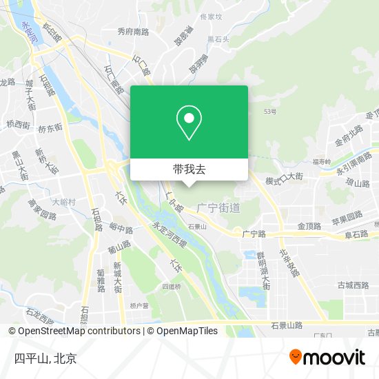 四平山地图