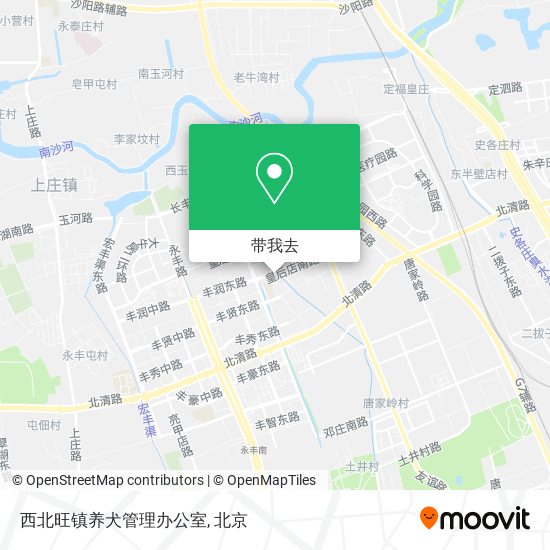 西北旺镇养犬管理办公室地图