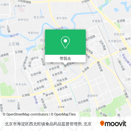 北京市海淀区西北旺镇食品药品监督管理所地图