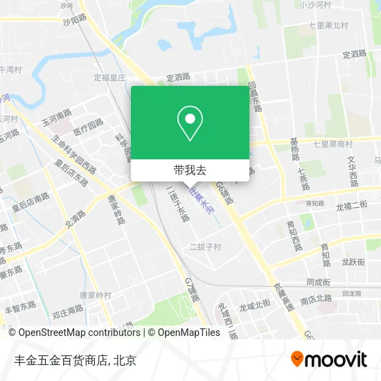 丰金五金百货商店地图