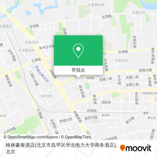 格林豪泰酒店(北京市昌平区华北电力大学商务酒店)地图