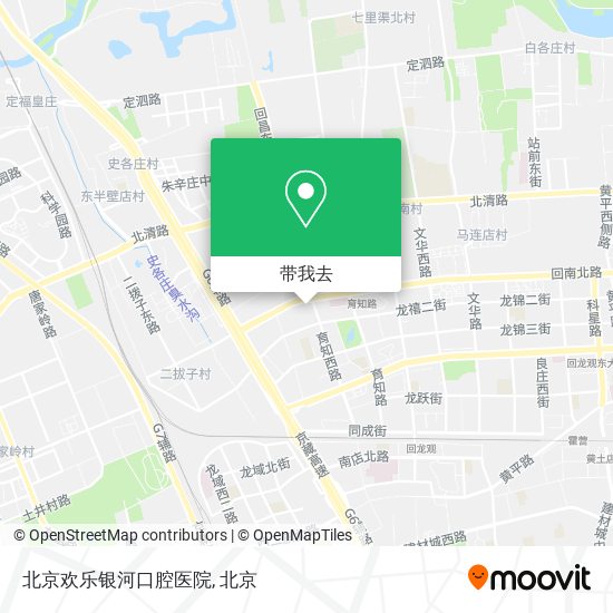 北京欢乐银河口腔医院地图