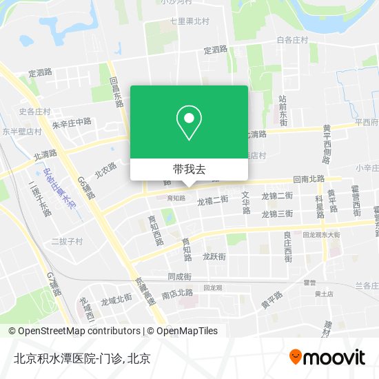 北京积水潭医院-门诊地图