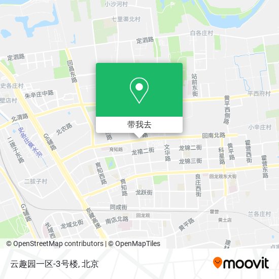云趣园一区-3号楼地图