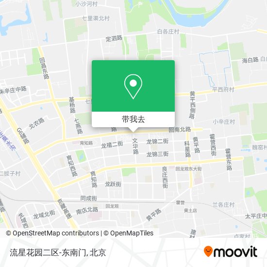 流星花园二区-东南门地图
