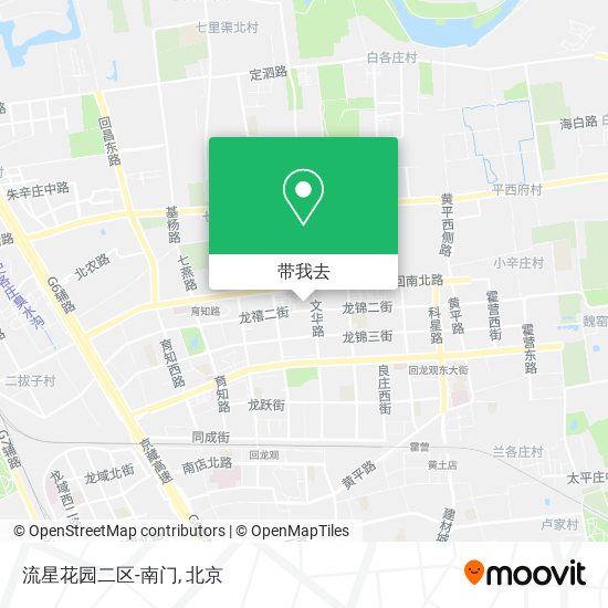 流星花园二区-南门地图
