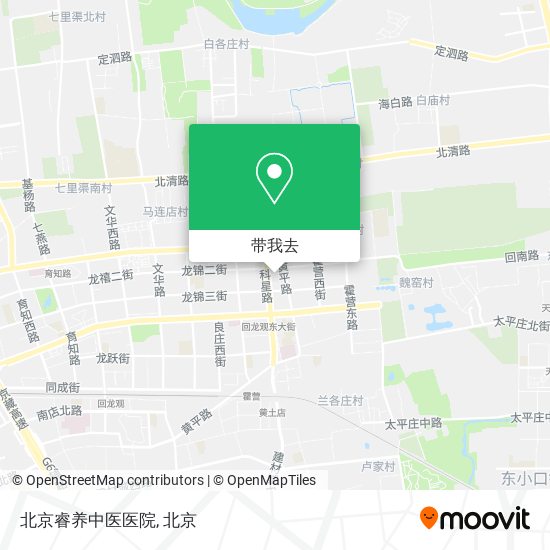 北京睿养中医医院地图