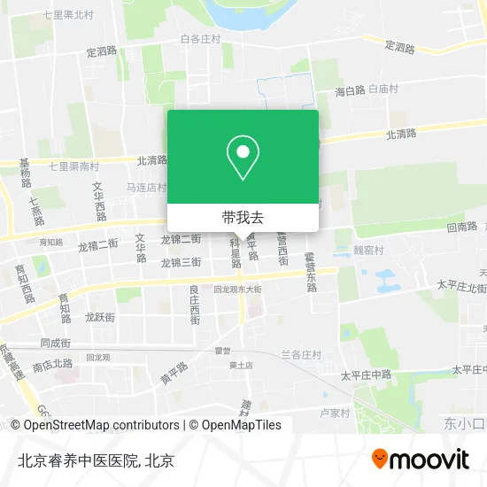 北京睿养中医医院地图