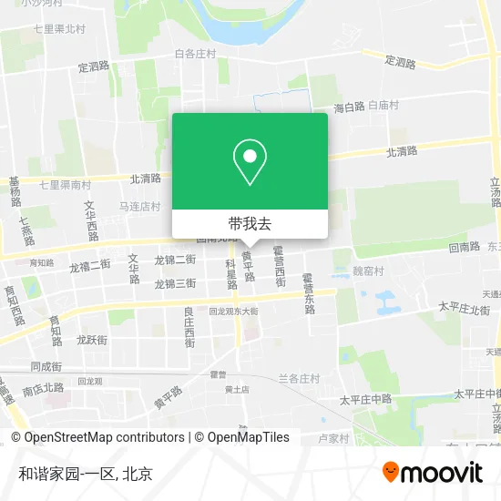 和谐家园-一区地图