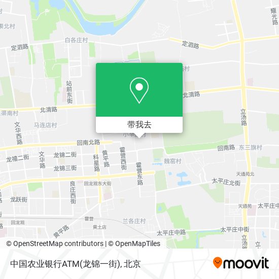 中国农业银行ATM(龙锦一街)地图