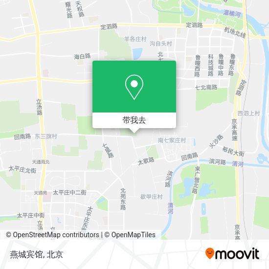 燕城宾馆地图